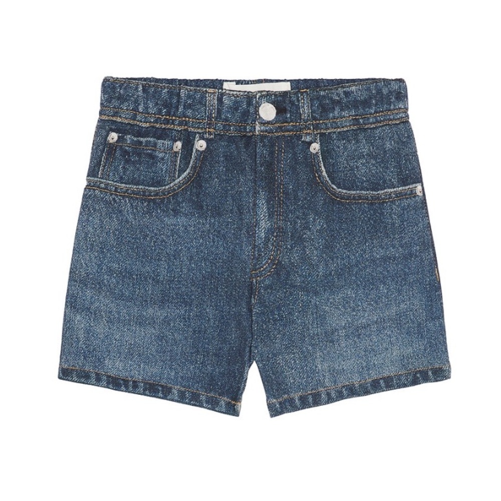 Rag & Bone Dark Wash Miramar pull on Denim Shorts size Small